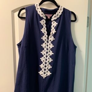 Navy Lilly Pulitzer dress XL